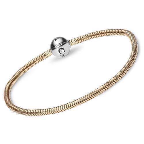 Image of 9 karat guld armbånd fra Christina Design London til charms, 16 cm (kommer i længderne 16-23 cm)